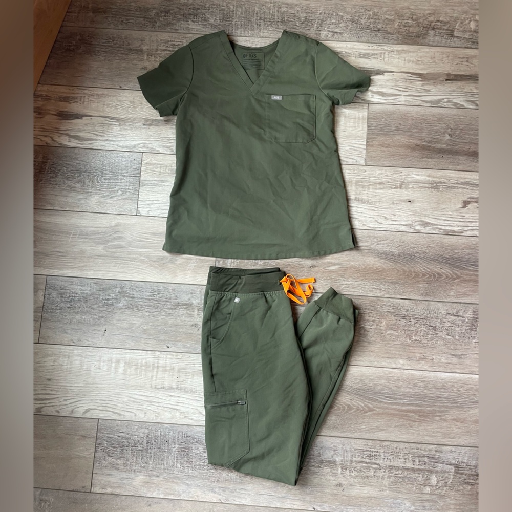 Figs Moss Green Set